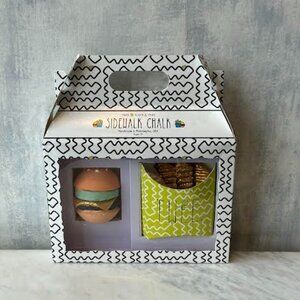 Burger & Fries Sidewalk Chalk Set- NWT